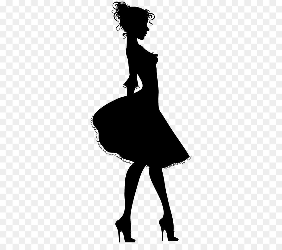 Silhouette Woman Clip art - Silhouette png download - 530*781 - Free Transparent  png Download.