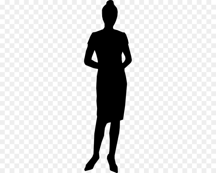Silhouette Woman Clip art - Silhouette png download - 360*720 - Free Transparent Silhouette png Download.