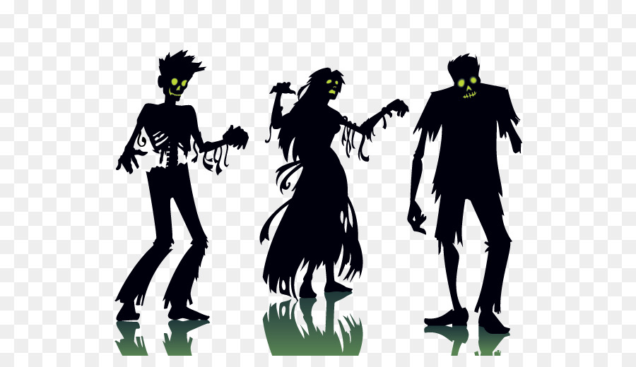 Vector graphics Illustration Silhouette Zombie - zombie silhouette png download - 648*504 - Free Transparent Silhouette png Download.