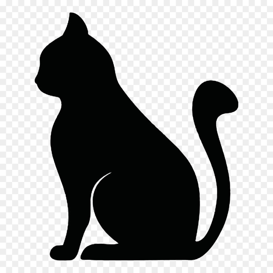 Simple Easy Black Cat Drawing - Douroubi