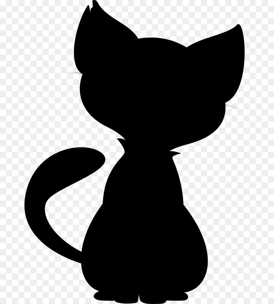 Black cat Illustration Art Whiskers -  png download - 739*1000 - Free Transparent Black Cat png Download.
