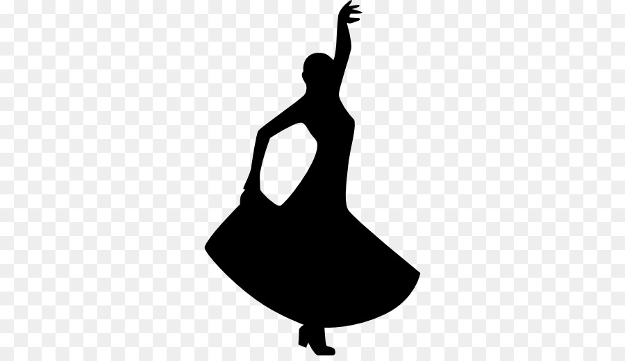 Flamenco Dance Silhouette - Flamenco dance png download - 512*512 - Free Transparent  png Download.