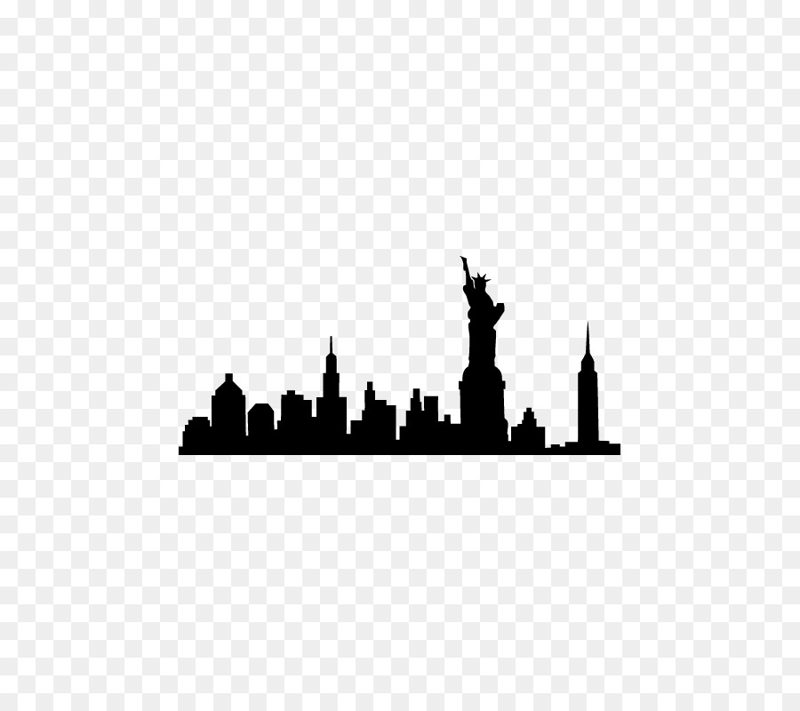 New York City Skyline Photography Painting - wall decal png download - 800*800 - Free Transparent New York City png Download.