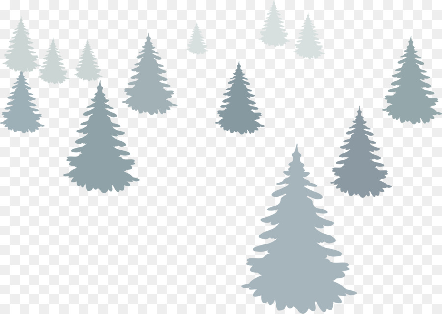 Christmas tree Fir Illustration - Green and simple trees png download - 2000*1419 - Free Transparent Christmas Tree png Download.