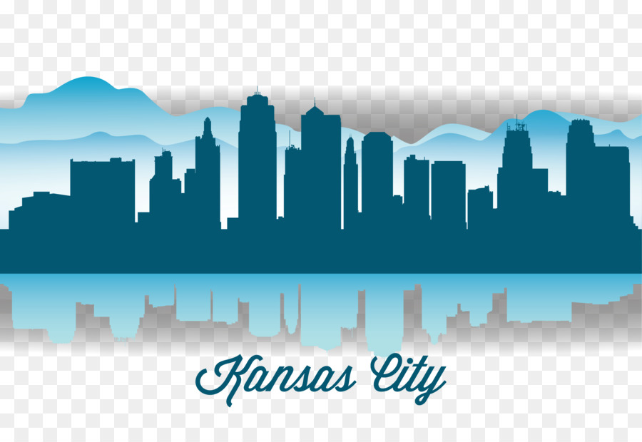 Kansas City Skyline Silhouette Illustration - Vector city illustration png download - 2917*1990 - Free Transparent Kansas City png Download.