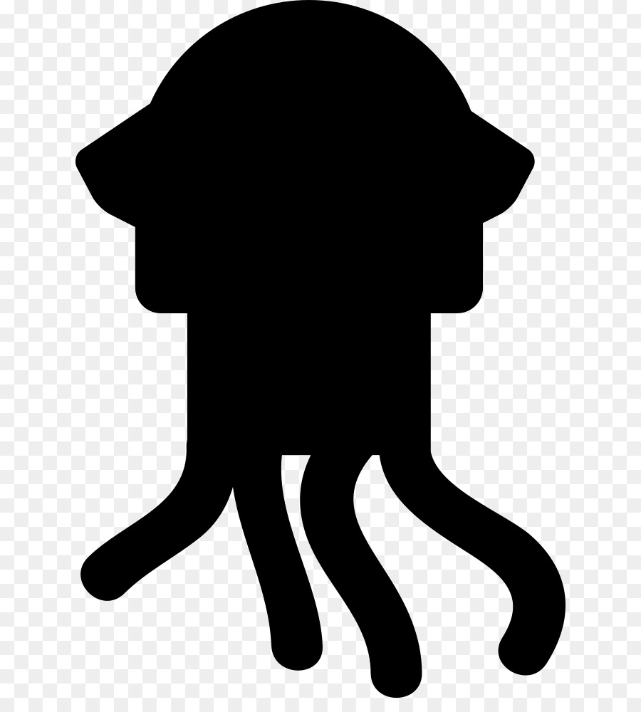 Squid as food Whiskers Clip art - Silhouette png download - 690*981 - Free Transparent Squid As Food png Download.
