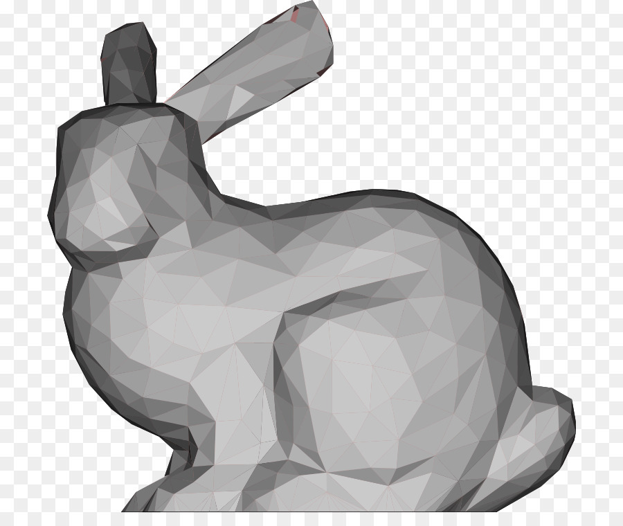 Rabbit Stanford bunny Stanford University Low poly Hare - rabbit png download - 764*741 - Free Transparent Rabbit png Download.