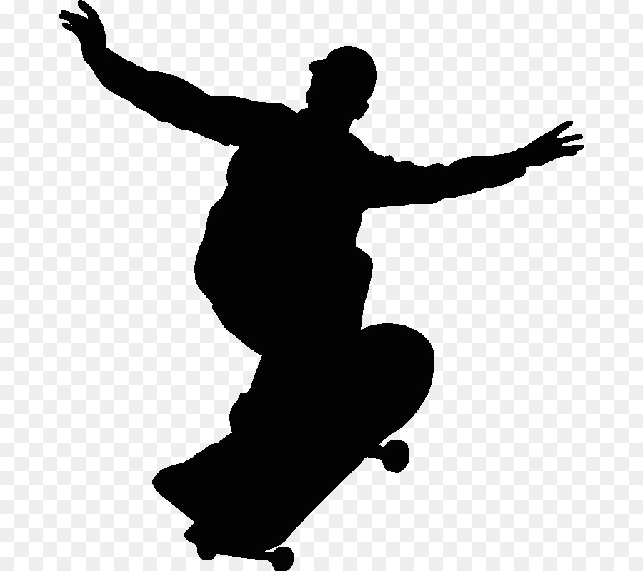 Skateboarding Silhouette Clip art - skateboard png download - 800*800 - Free Transparent Skateboard png Download.