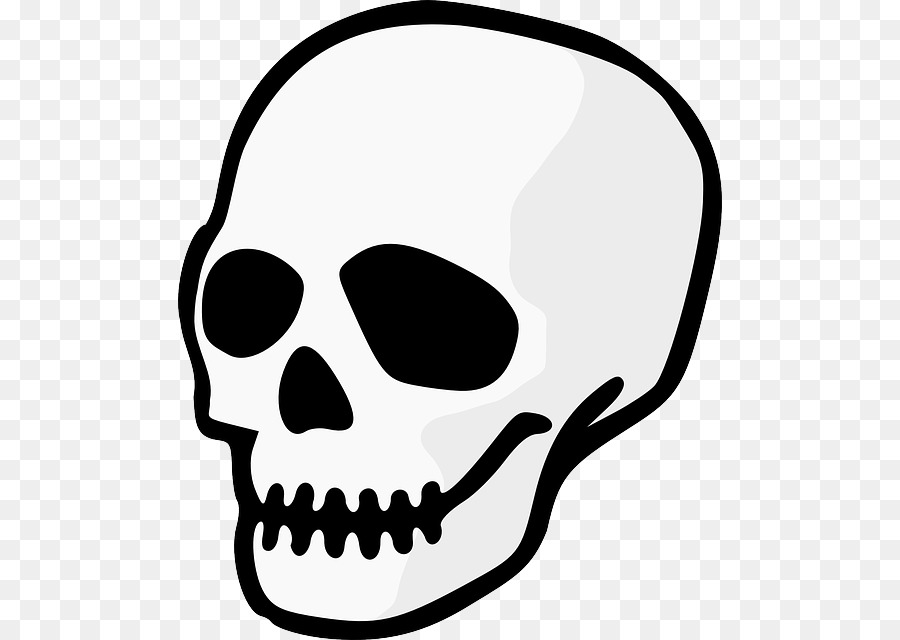Skull Clip art - Dead Cartoon png download - 544*640 - Free Transparent Skull png Download.