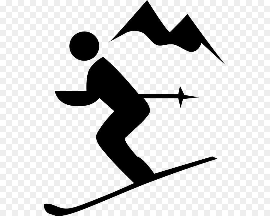Alpine skiing Clip art - skiing png download - 607*720 - Free Transparent Skiing png Download.