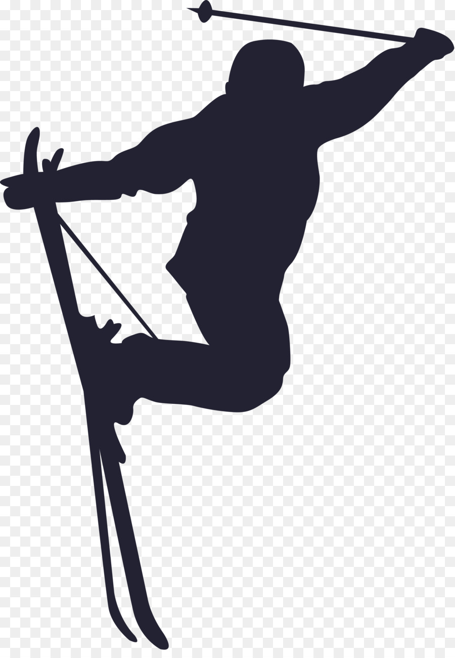Silhouette Skiing Ski jumping Sport - skiing png download - 2571*3671 - Free Transparent Silhouette png Download.