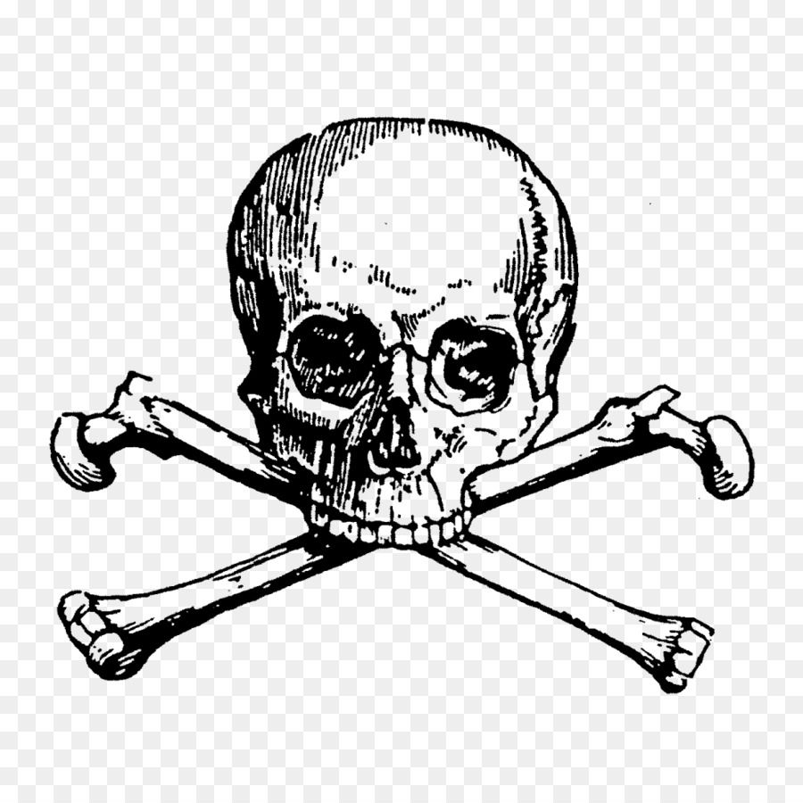 Skull and Bones Skull and crossbones Art - skull png download - 1000*1000 - Free Transparent Skull And Bones png Download.