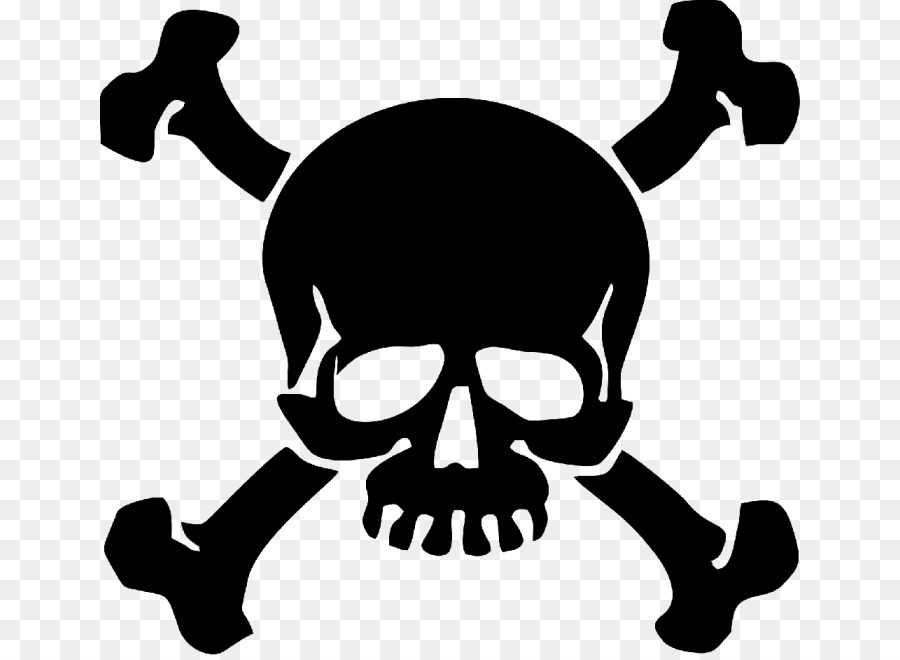 Skull and Bones Skull and crossbones Decal Human skull symbolism - skull png download - 700*655 - Free Transparent Skull And Bones png Download.