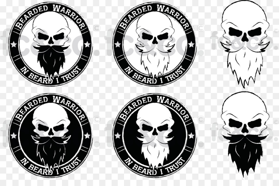 Beard Skull Logo Goatee - bearded skull png download - 1024*660 - Free Transparent Beard png Download.
