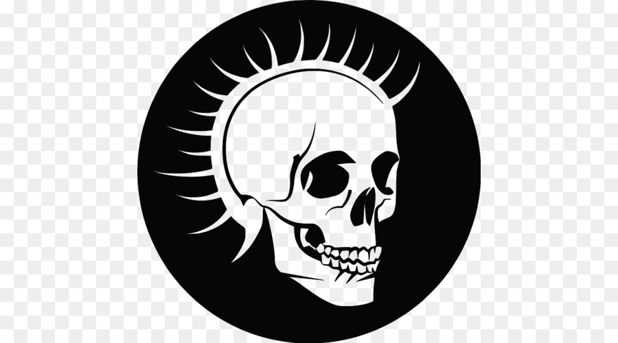 Human skull symbolism Punk rock - skull png download - 500*500 - Free Transparent Skull png Download.