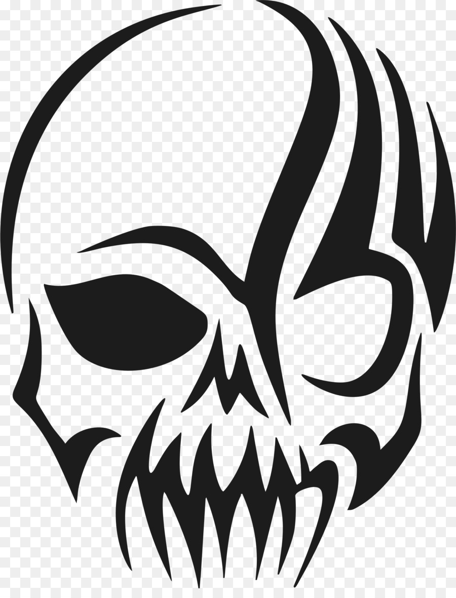 Drawing Skull Art Clip art - scary png download - 1742*2247 - Free Transparent Drawing png Download.