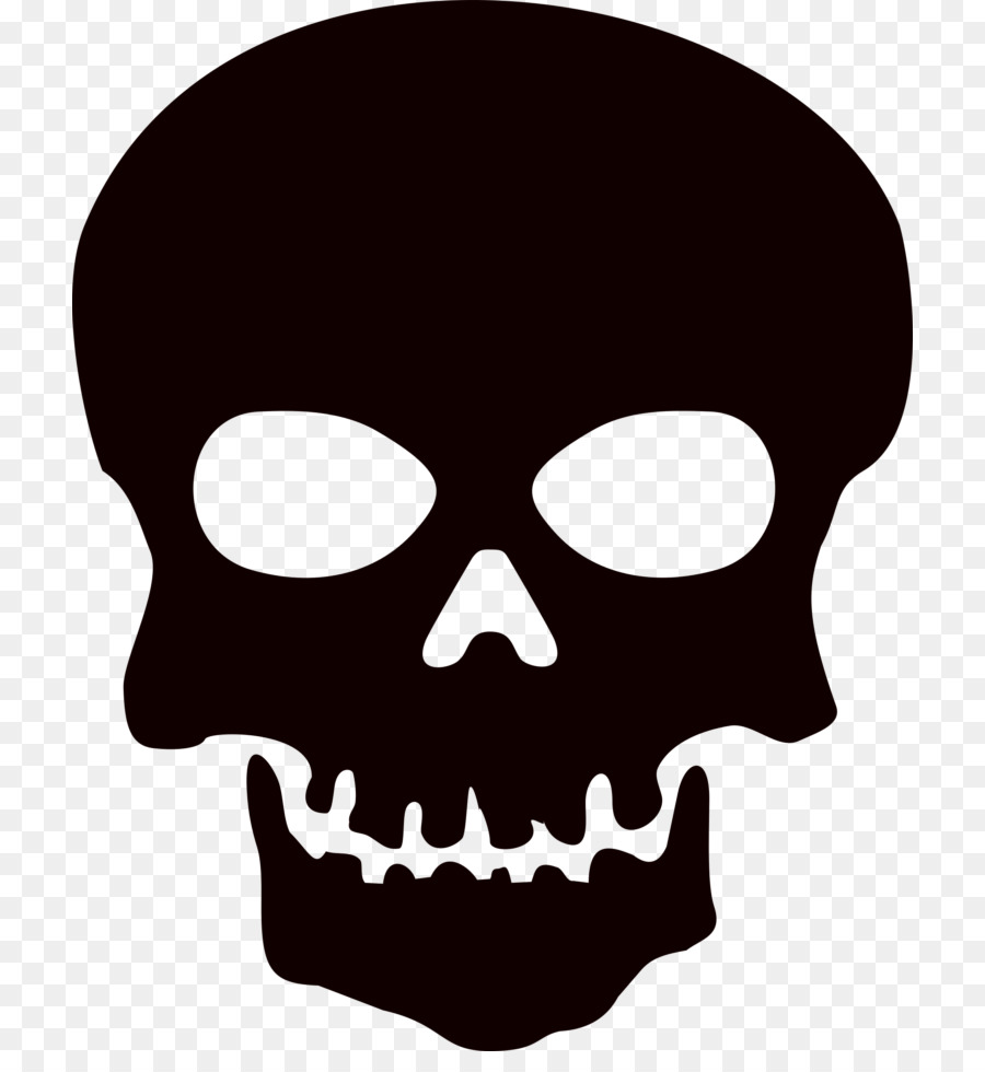 Skull Silhouette Clip art - skull png download - 768*961 - Free Transparent Skull png Download.