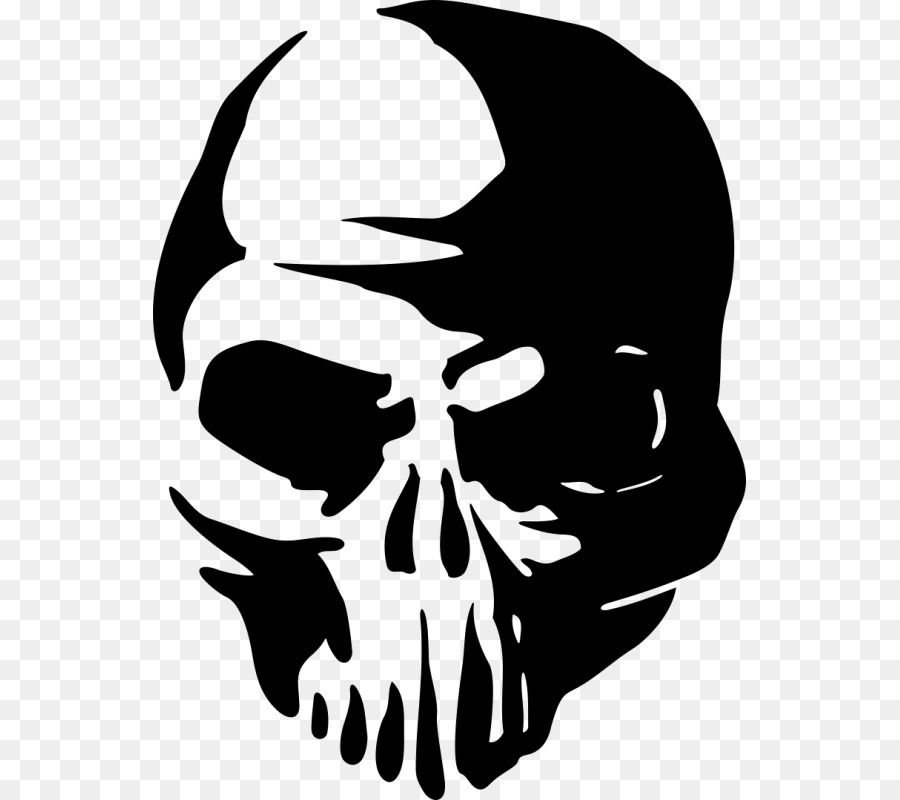 Vector graphics Skull Image Silhouette Illustration - skull png download - 800*800 - Free Transparent Skull png Download.