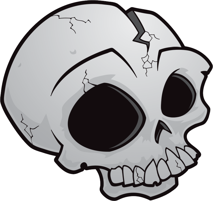 Skull Drawing Cartoon Clip art - skull png download - 739*698 - Free