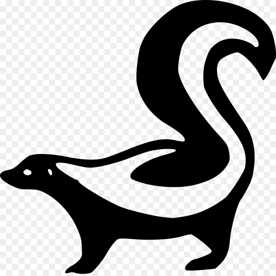 Silhouette Skunk Clip art - Silhouette png download - 2400*2382 - Free Transparent Silhouette png Download.