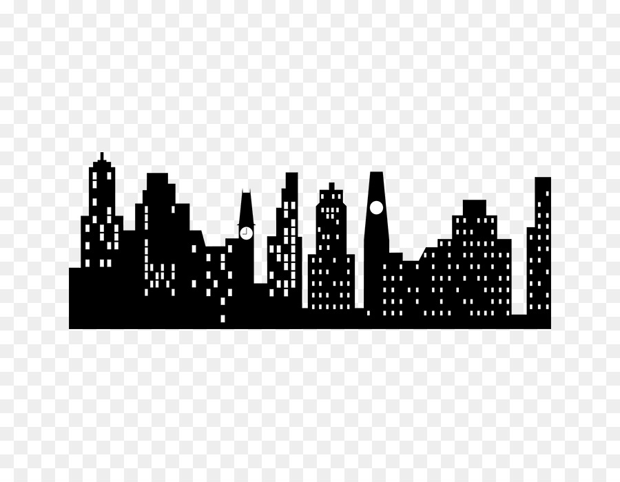 Silhouette New York City Skyline Clip art - Silhouette png download - 700*700 - Free Transparent Silhouette png Download.