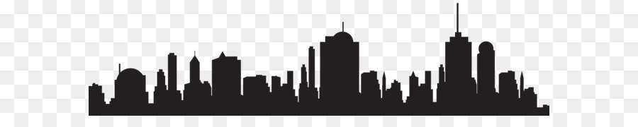 New York City Silhouette Skyline - City Silhouette PNG Clip Art png download - 8000*2018 - Free Transparent New York City png Download.