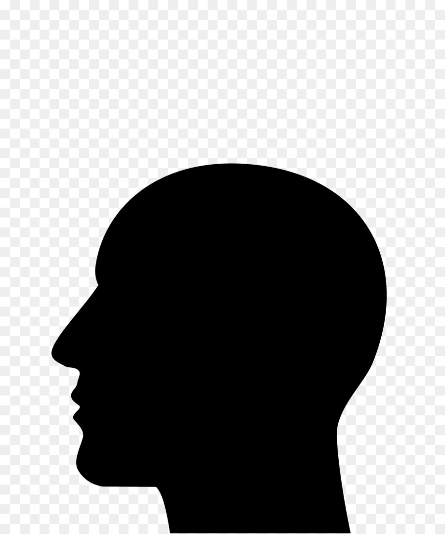Nose Black Silhouette White Forehead - nose png download - 720*1080 - Free Transparent Nose png Download.