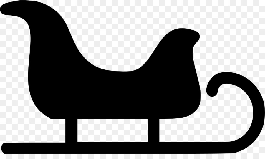 Monochrome photography Silhouette Beak Clip art - sleigh png download - 980*570 - Free Transparent Monochrome Photography png Download.