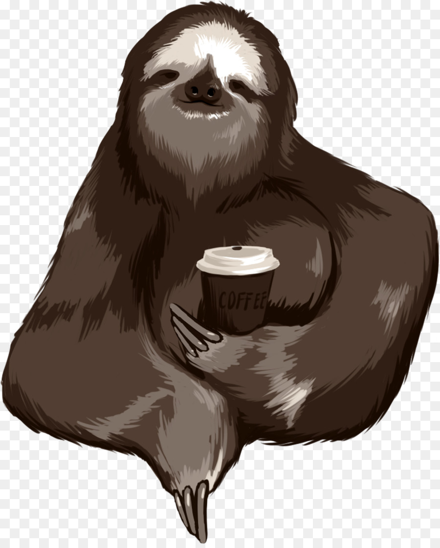 T-shirt Coffee iPhone 5s Sloth Telephone - sloth png download - 1000*1236 - Free Transparent Tshirt png Download.