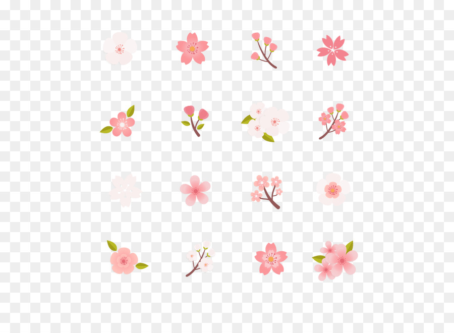 Vector small flowers png download - 650*650 - Free Transparent Cherry Blossom png Download.