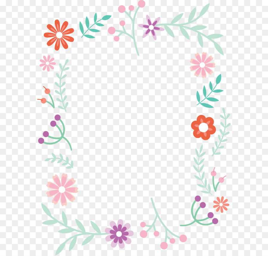 Small fresh cute borders png download - 1859*2455 - Free Transparent Paper png Download.