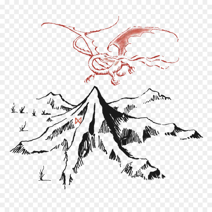 The Hobbit Smaug Bilbo Baggins Gandalf Lonely Mountain - mountains png download - 5000*5000 - Free Transparent Hobbit png Download.