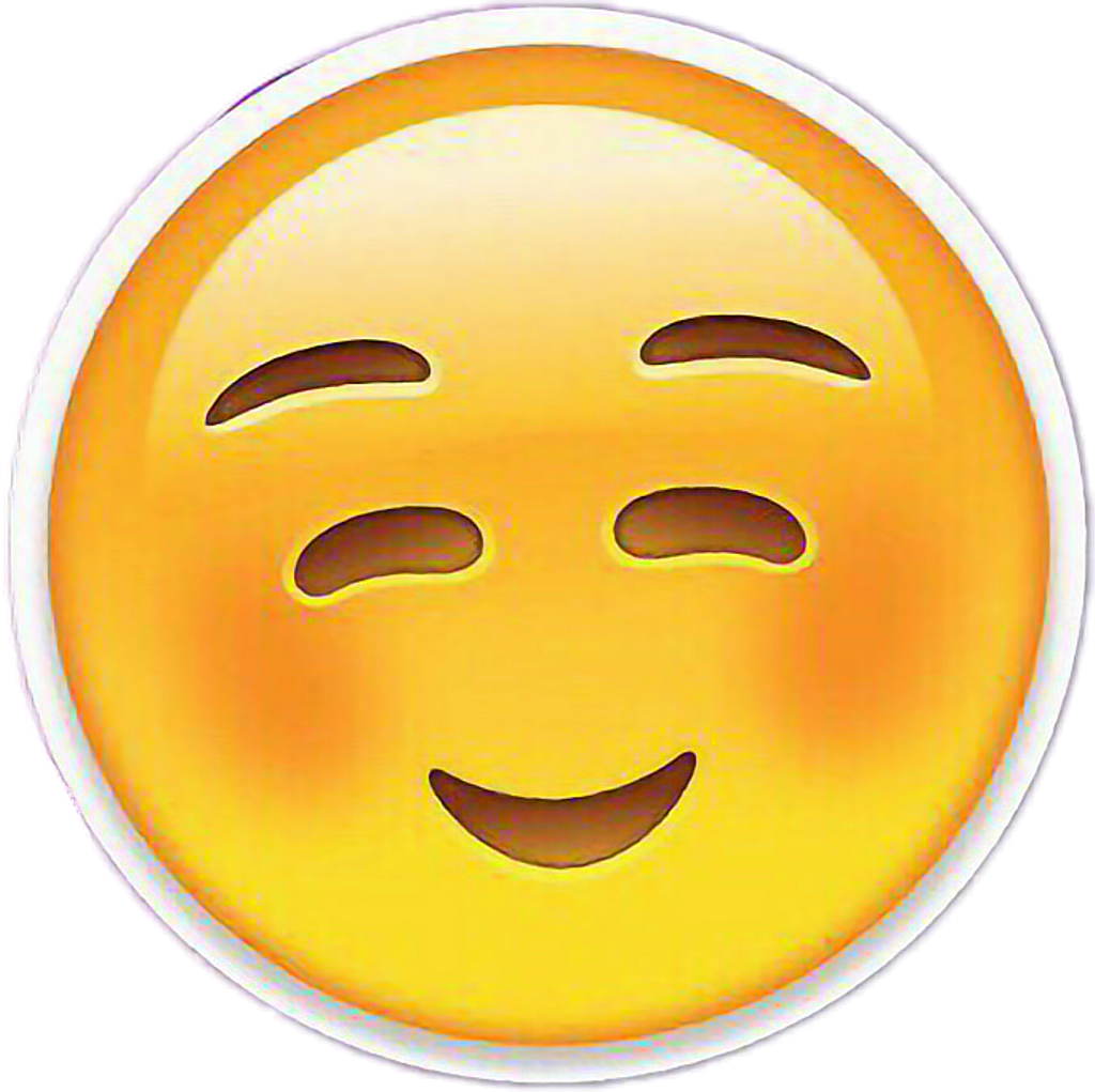 Emoji Emoticon Sticker Smiley Whatsapp Smail Sign Png Download 1024