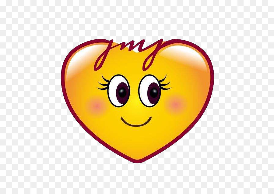 Emoji Heart Smiley Sticker - Smile love png download - 640*640 - Free Transparent Emoji png Download.
