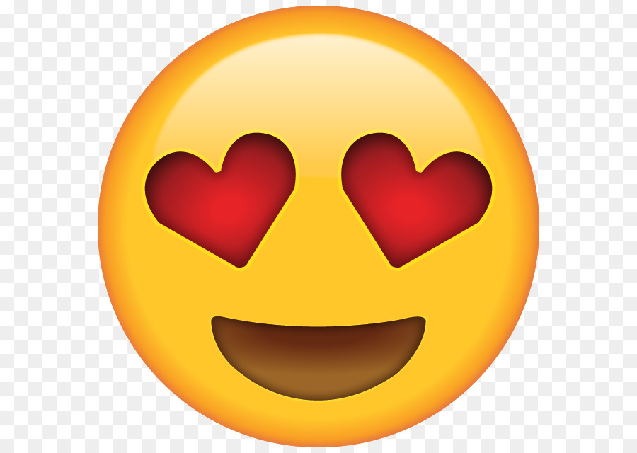 Emoji Heart Eye Smiley Emoticon - emoji png download - 640*640 - Free Transparent Emoji png Download.