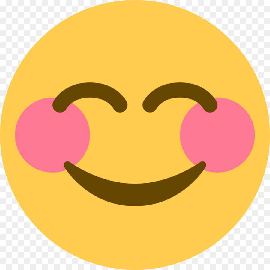 Smiley Emoji Face Emoticon - blushing emoji png download - 1024*1024 - Free Transparent Smiley png Download.