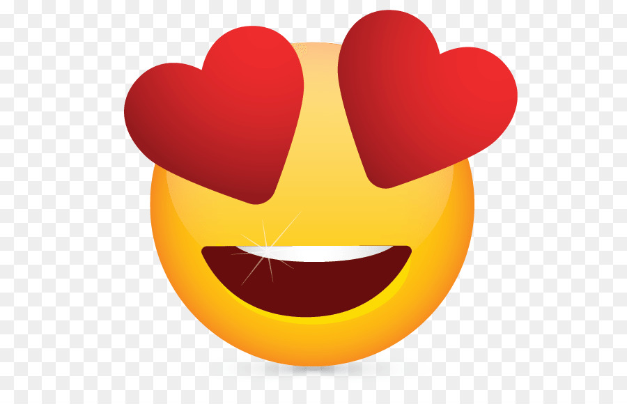 Heart Smiley Emoji Eye - heart png download - 606*563 - Free Transparent Heart png Download.