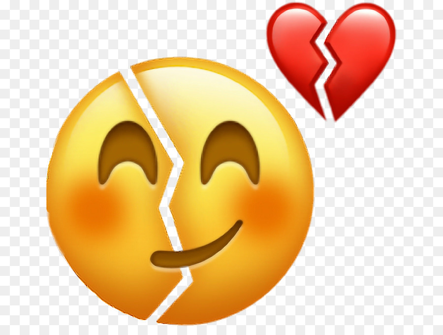 Smiley Emoji Sadness Broken heart - smiley png download - 716*664 - Free Transparent Smiley png Download.