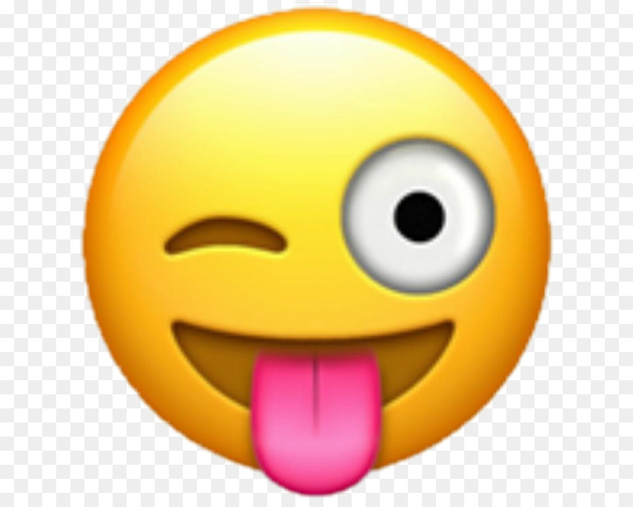 Emoji Smiley Wink Emoticon Face - Emoji png download - 676*707 - Free Transparent Emoji png Download.