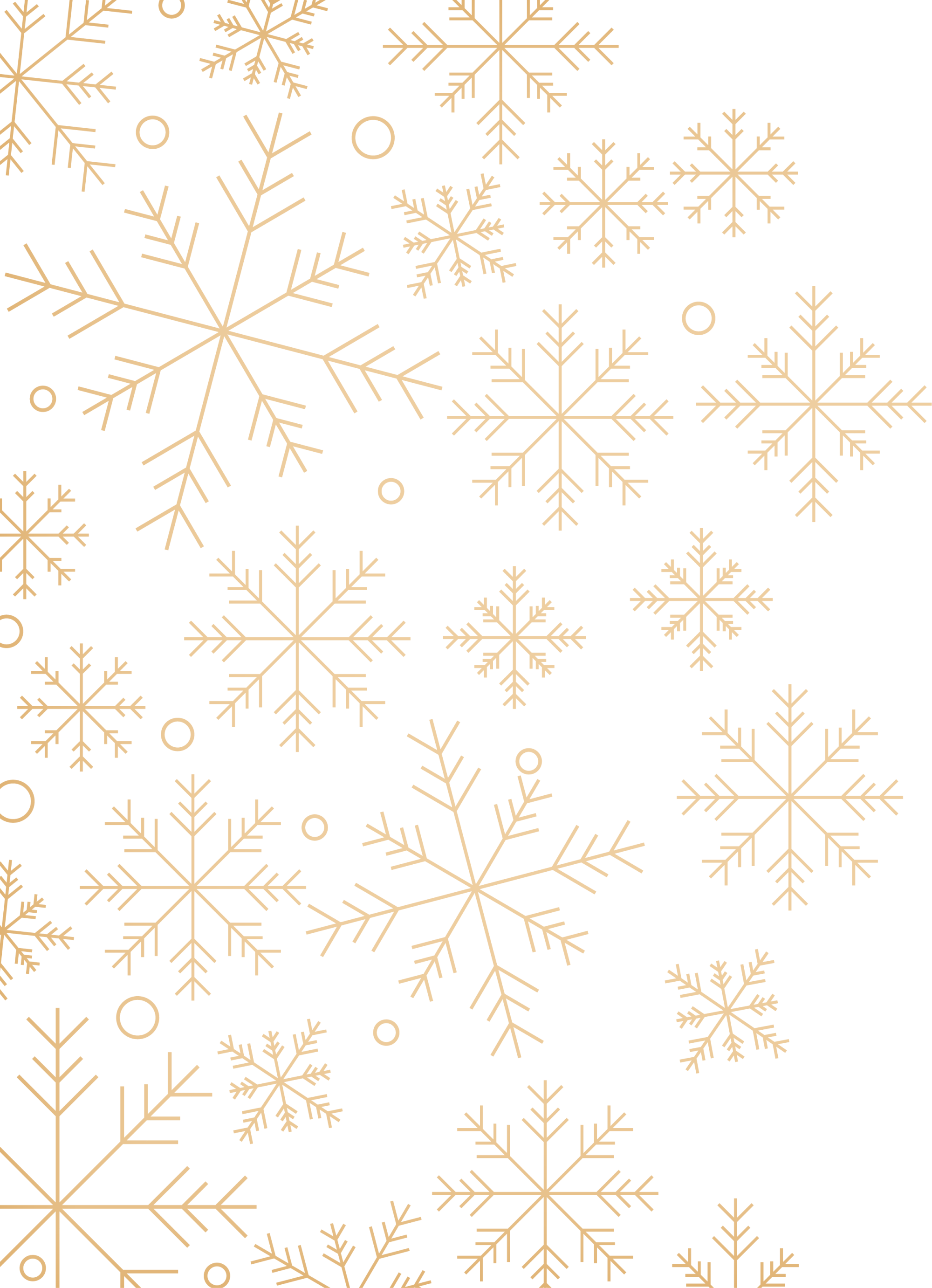 White Petal Black Pattern - Orange snow background png download - 2000