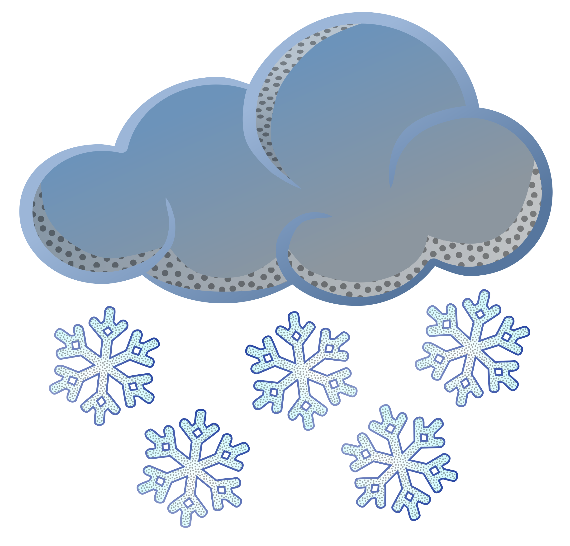 Snowflake Free Content Cloud Clip Art Snowfall Cliparts Png Download