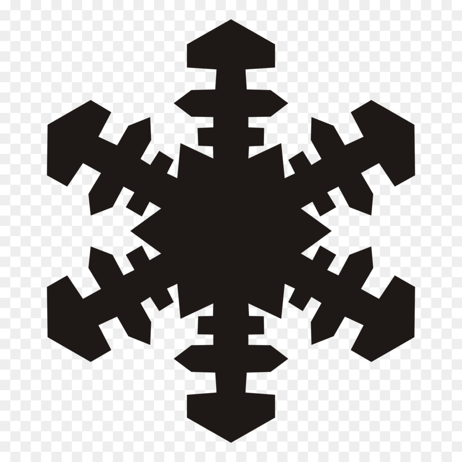 Snowflake Black and white Clip art - Snowflake Silhouette Cliparts png download - 1979*1979 - Free Transparent Snowflake png Download.