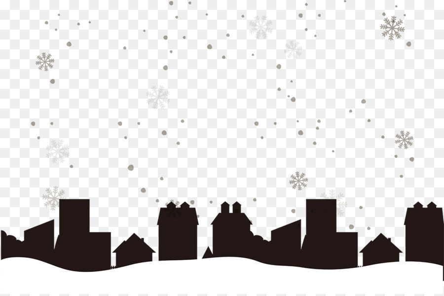 Silhouette Snow - Snow urban silhouette vector material png download - 1200*795 - Free Transparent Silhouette png Download.