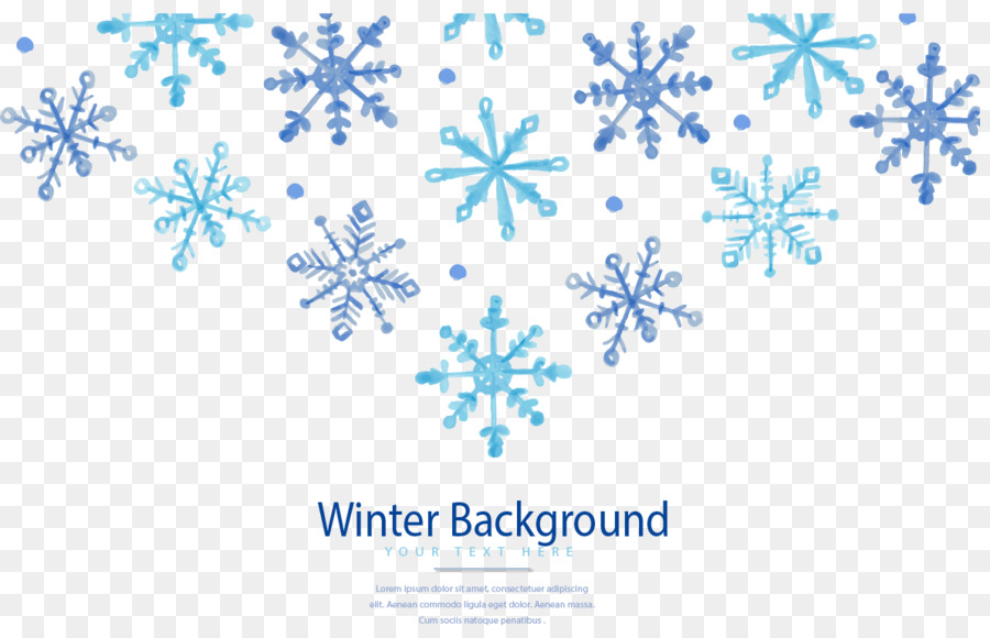 Winter Snowflake Euclidean vector - Winter snowflake background png download - 1193*754 - Free Transparent Winter png Download.
