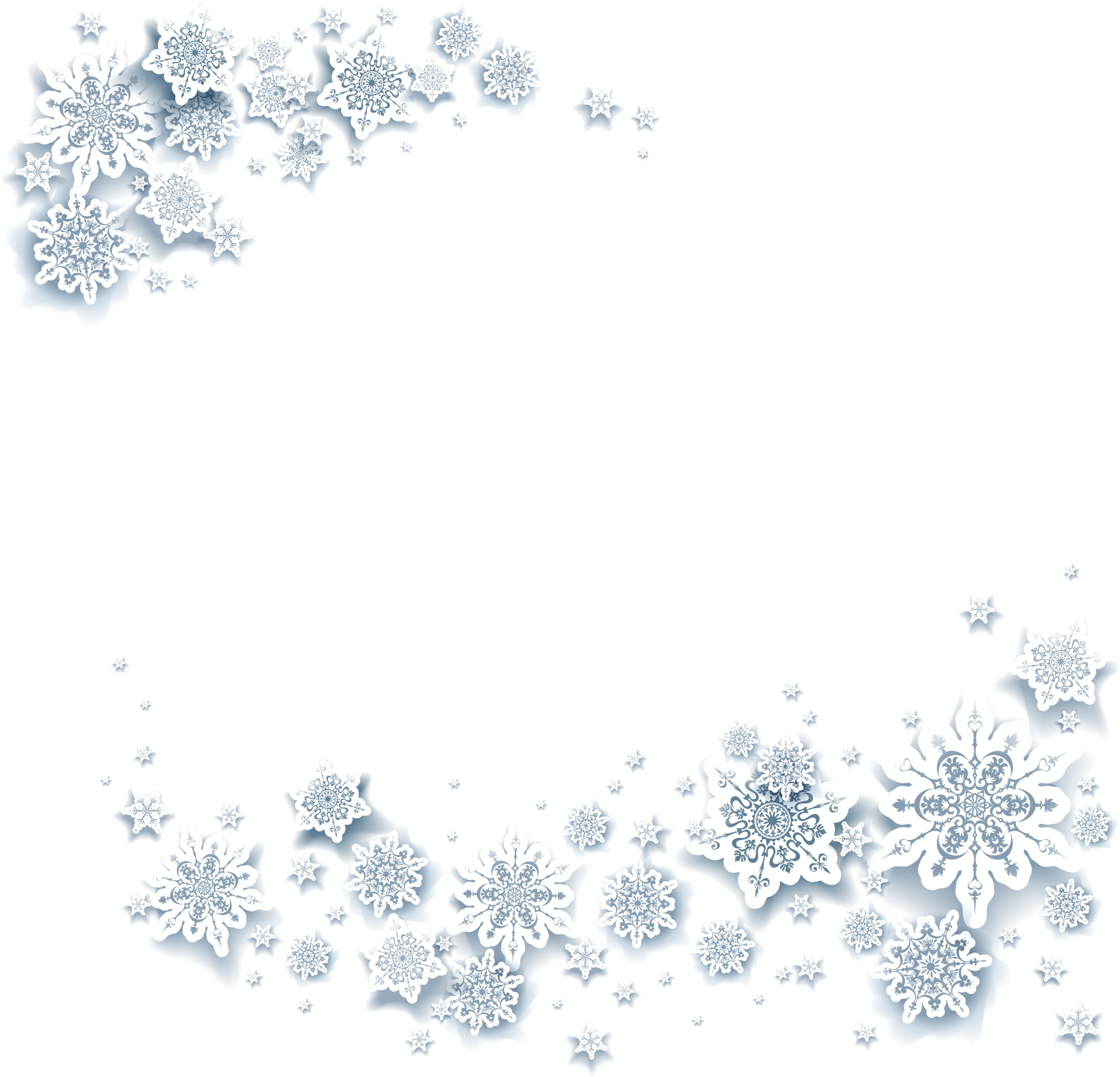 Snowflake Crystal White - White Ice Snow Png Download - 2000*1924 