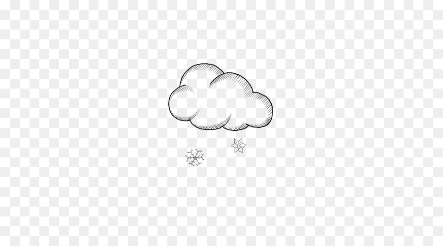 Snow Weather Cloud - Hand-painted weather group png download - 500*500 - Free Transparent Snow png Download.