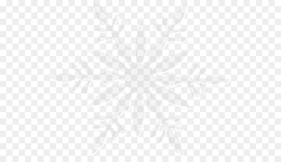 Symmetry Line Angle Black and white Pattern - Snowflake PNG image png download - 600*508 - Free Transparent Black And White png Download.