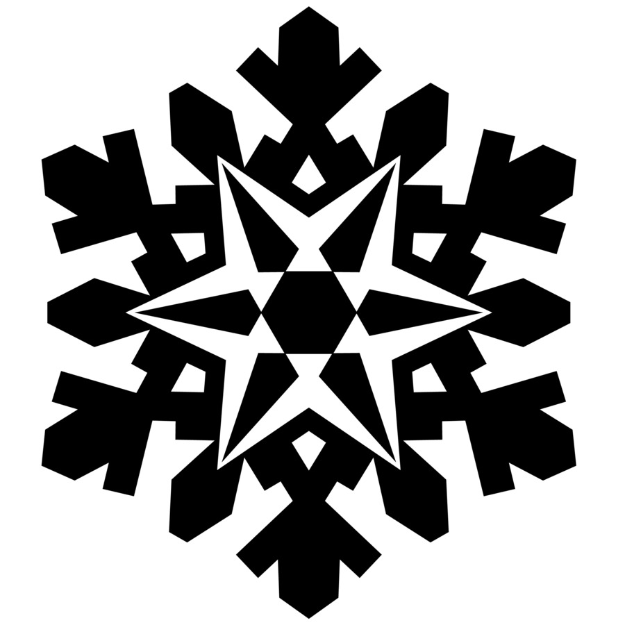 Snowflake Euclidean vector Clip art - Snowflake Silhouette Cliparts png download - 2480*2480 - Free Transparent Snowflake png Download.
