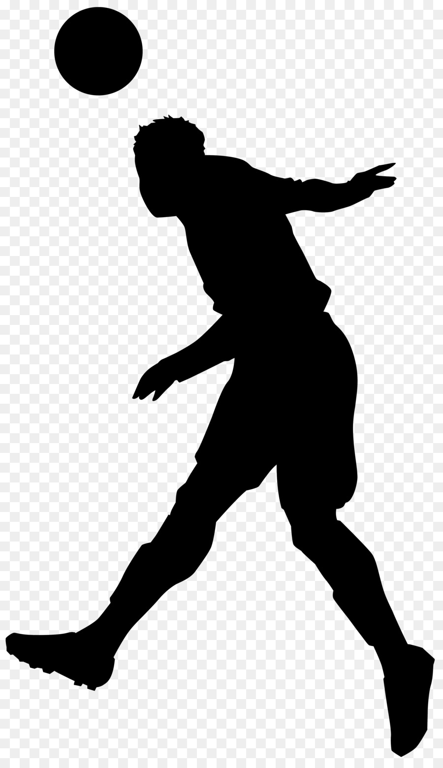 Football player Silhouette Clip art - playing png download - 4638*8000 - Free Transparent Football Player png Download.