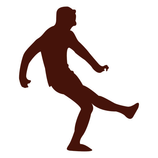 Football player Kick - soccer silhouette png download - 512*512 - Free